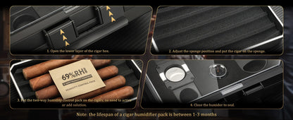 Travel Humidor Cigar Case