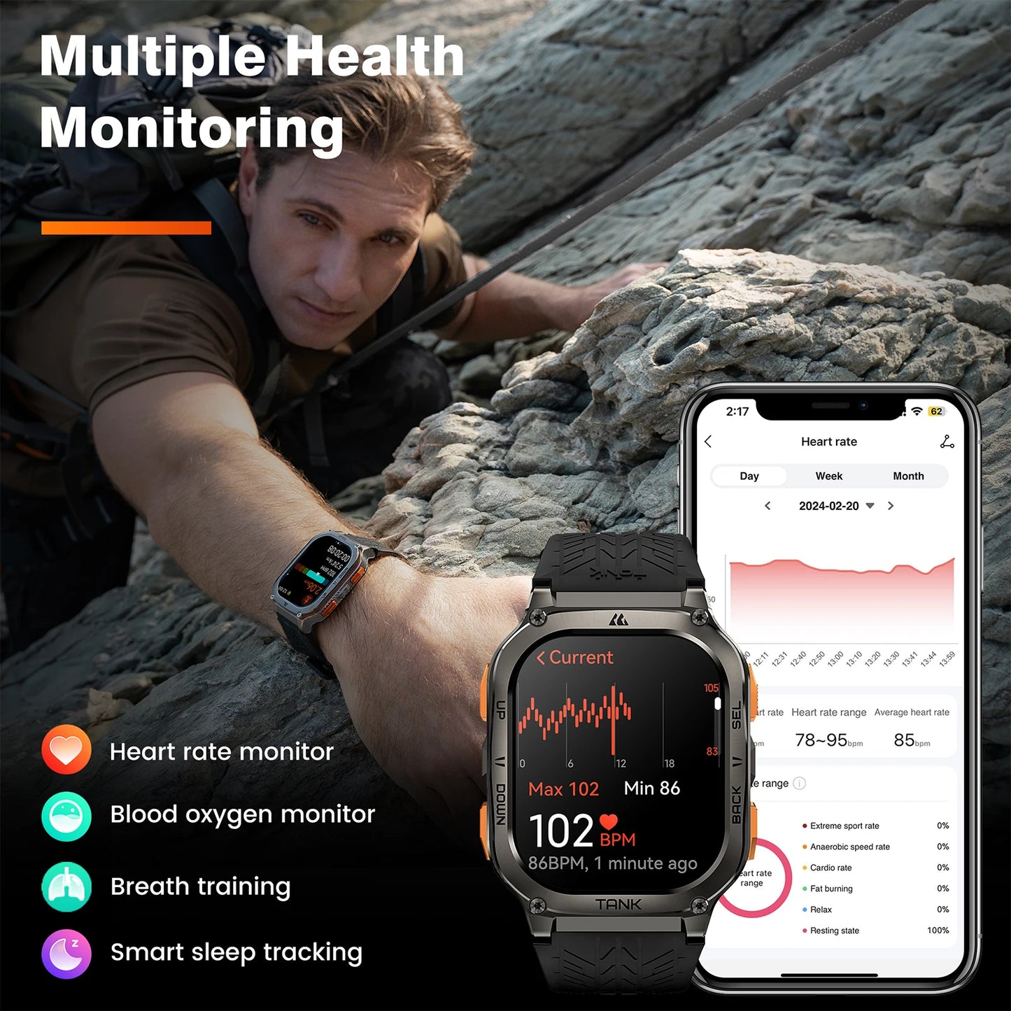 M3 Ultra GPS Smartwatch